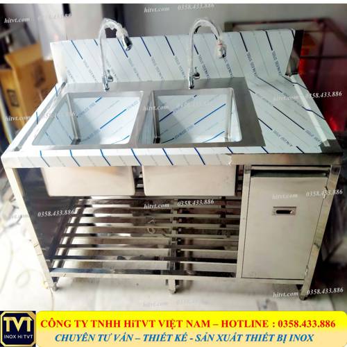 Chậu rửa công nghiệp - Bếp Công Nghiệp Inox Việt Tiệp - Công ty TNHH Inox Việt Tiệp